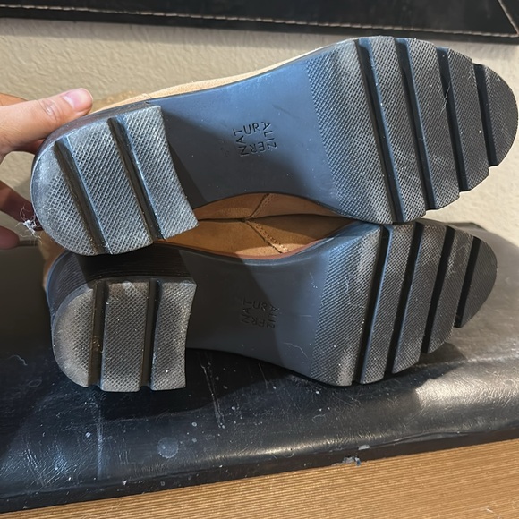 EUC Naturalizer tan lace up boots sz 10 - Picture 5 of 5